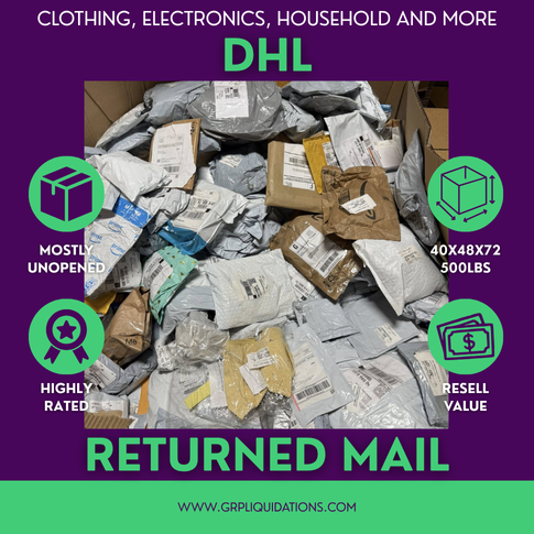 NEW DHL Returned Mail Pallet